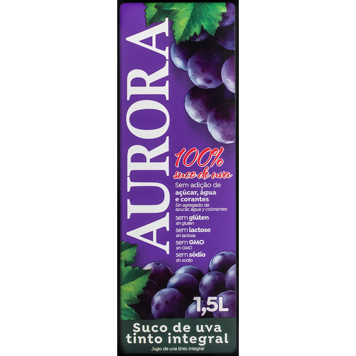 Aurora Suco De Uva Tinto Integral Lts C