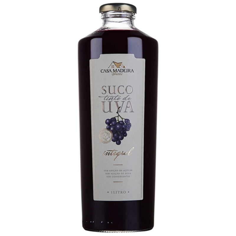 Suco De Uva Casa Madeira Tinto Integral 1Lt C 6