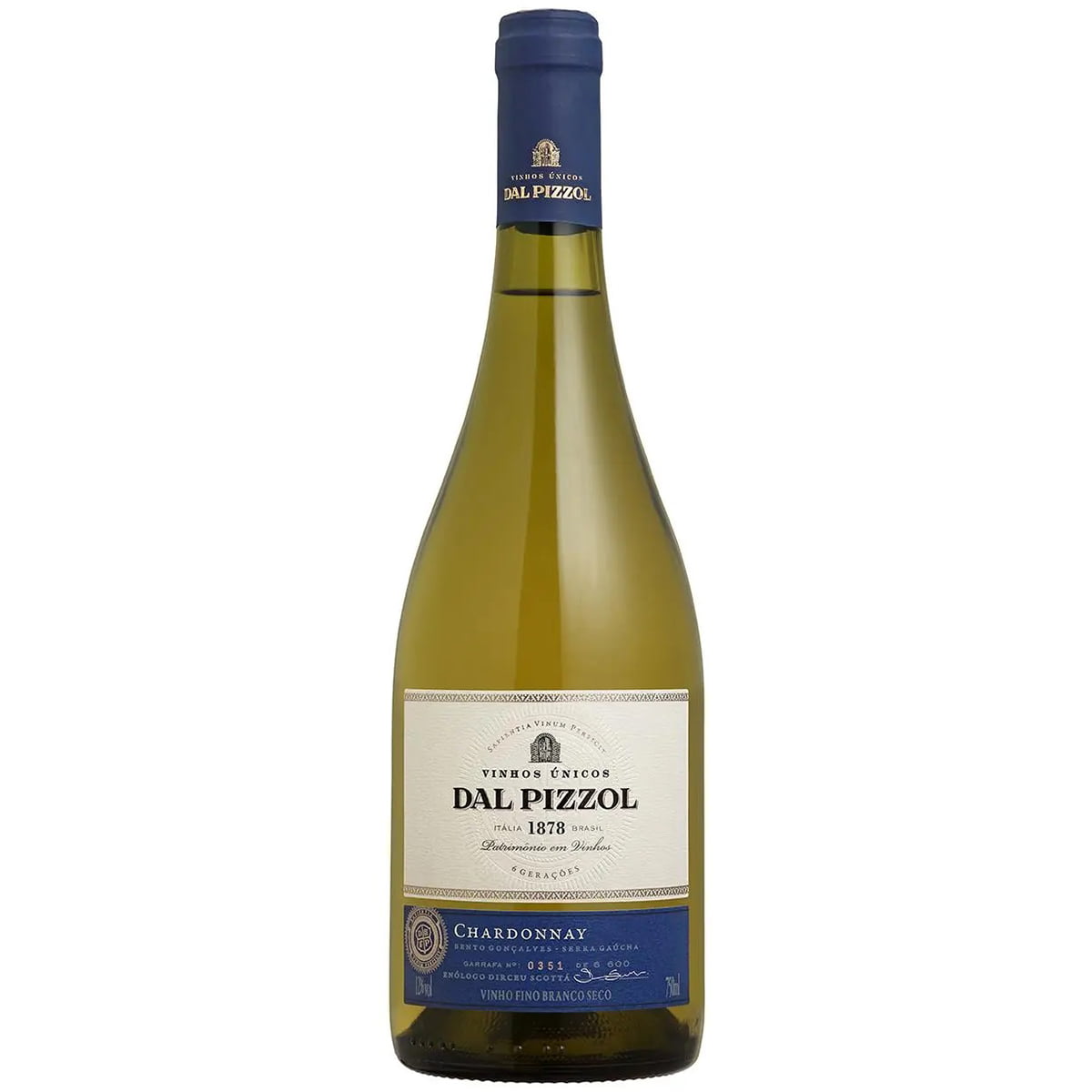 Vinho Dal Pizzol Chardonnay Branco 750ml