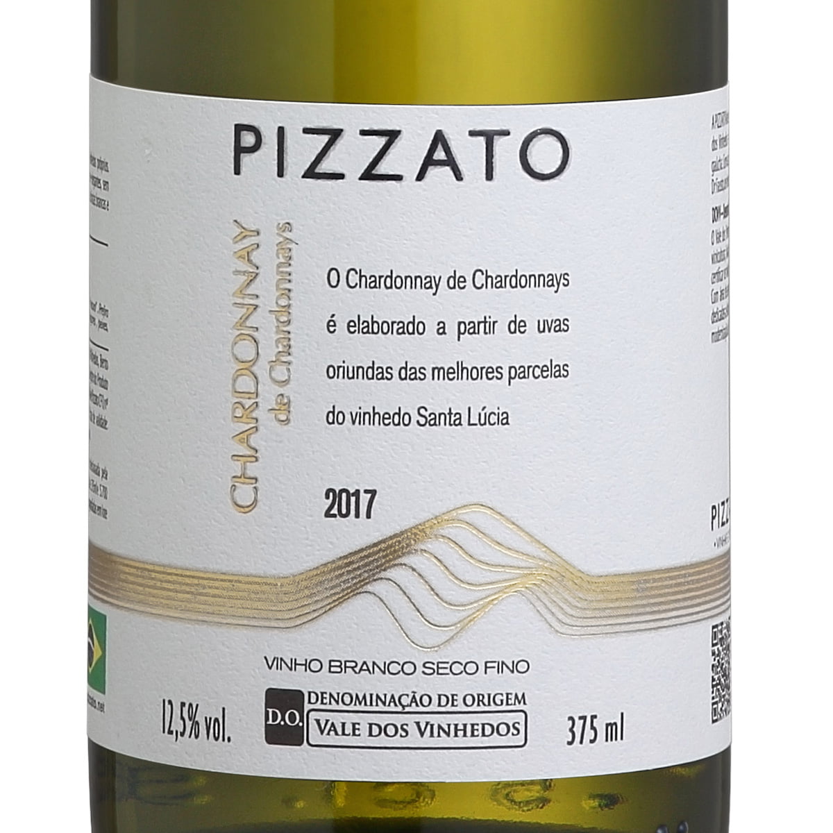 Vinho Pizzato Chardonnay Branco Seco 375ml