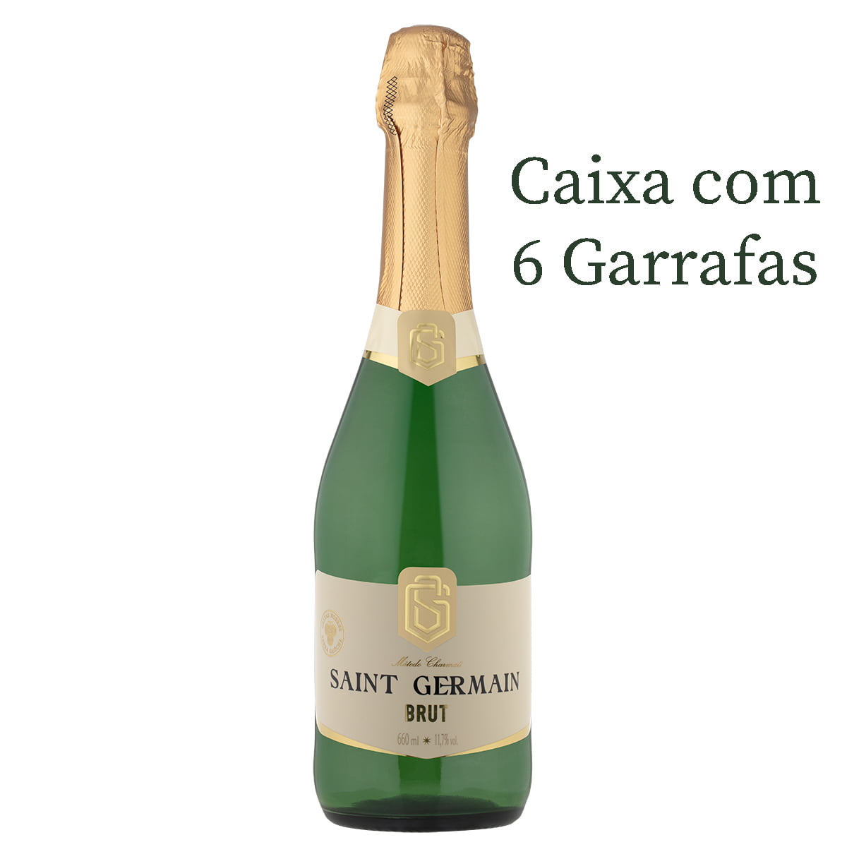 Espumante Aurora Saint Germain Brut Branco 660ml C/6