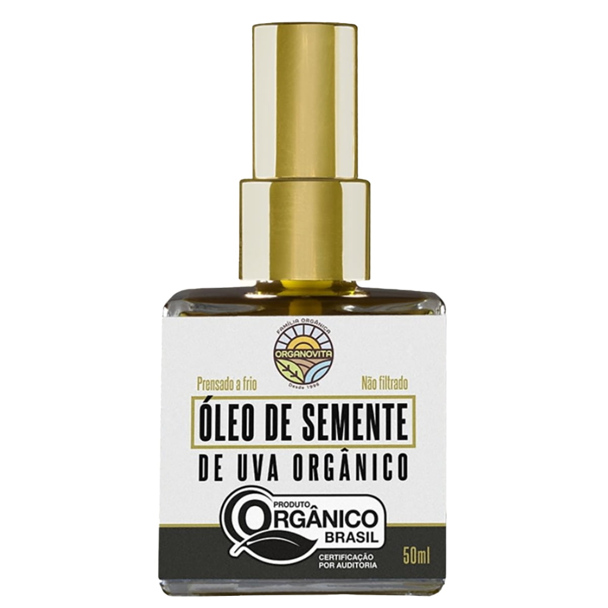 Óleo de Semente de Uva Organovita 50ml