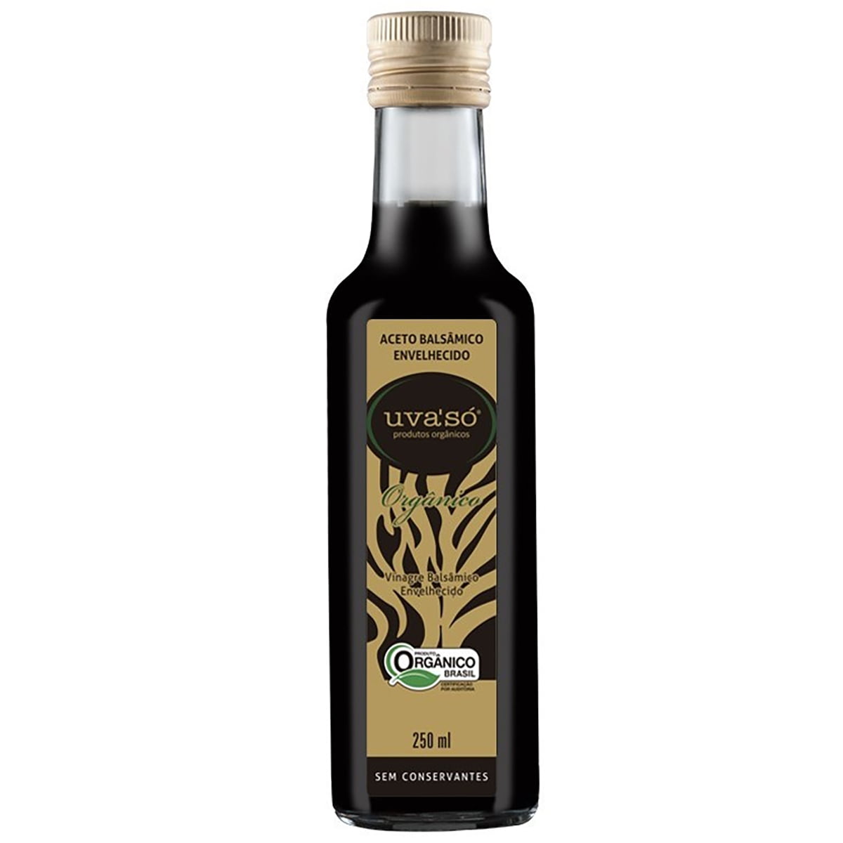 Vinagre Balsâmico Uva'Só Orgânico Envelhecido 250ml