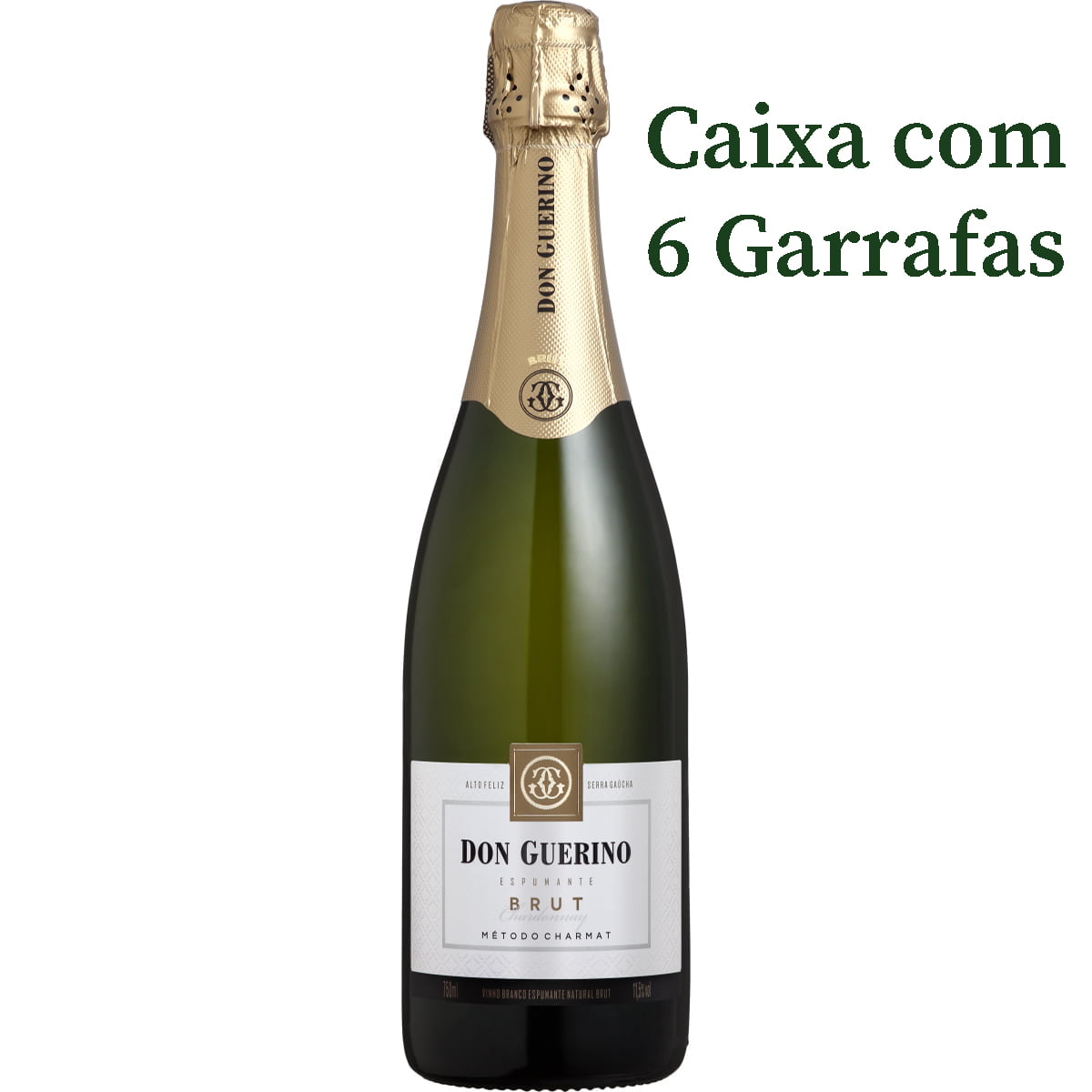 Espumante Don Guerino Chardonnay Brut Branco 750ml C/6