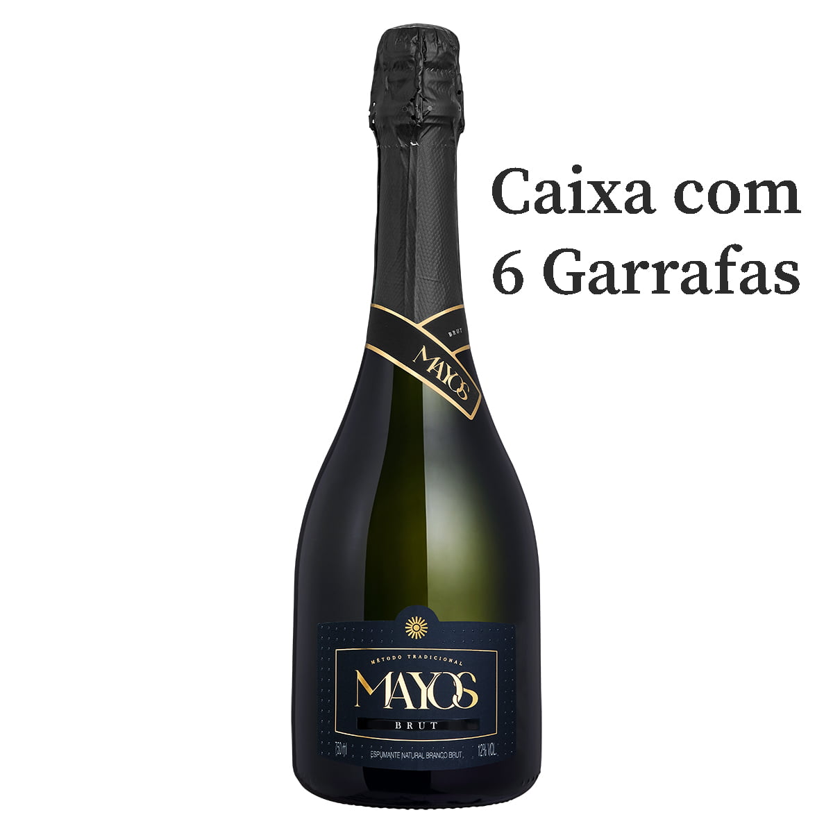 Espumante Mayos Brut Branco 750ml C/6