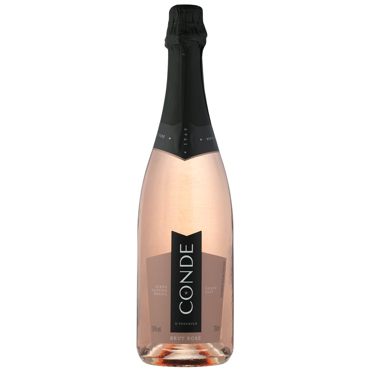 Espumante Aurora Conde de Foucauld Brut Rosé 750ml
