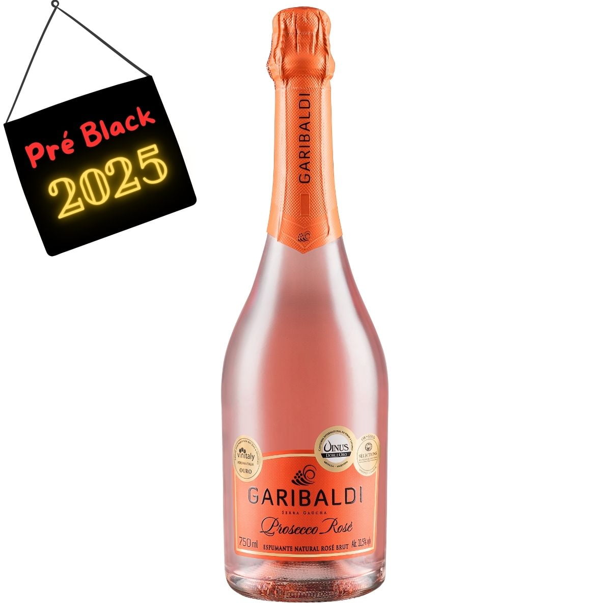 Espumante Garibaldi Prosecco Brut Rosé 750ml
