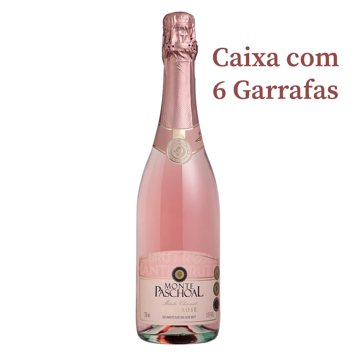 Espumante Monte Paschoal Brut Rosé 750ml C/6