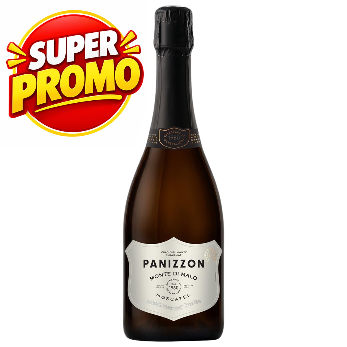 Espumante Panizzon Moscatel Branco 750ml 