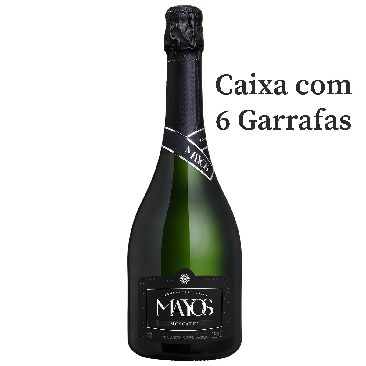 Espumante Mayos Moscatel Branco 750ml C/6