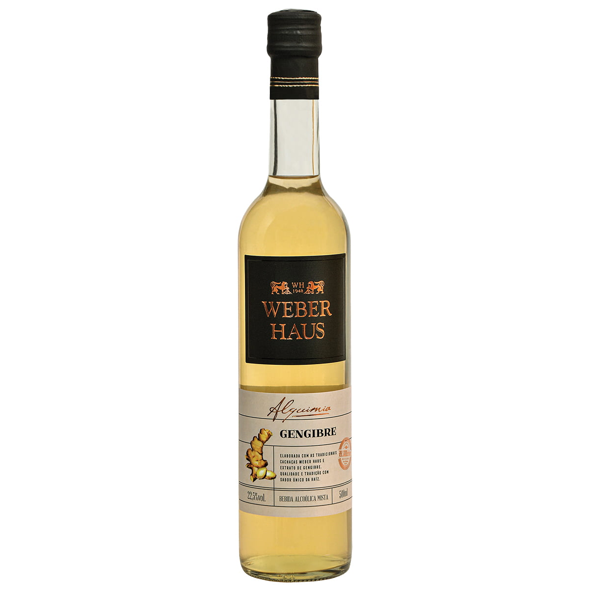 Bebida Alcoólica Mista Weber Haus Alquimia Com Gengibre 500ml