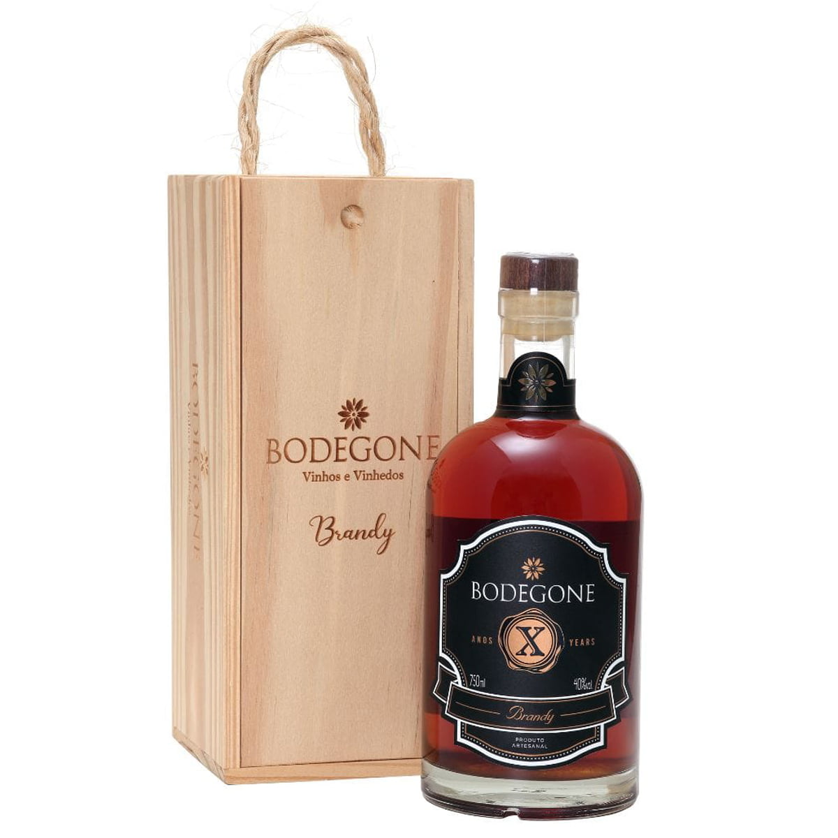 Brandy Bodegone X Anos 750ml