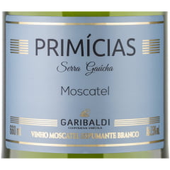 Garibaldi Primícias Espumante Moscatel Branco 660ml C/6