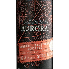Vinho Aurora Colheita Tardia Cabernet Sauvignon/Alicante Tinto Suave 500ml C/12