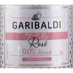 Espumante Garibaldi Ice Zero Álcool Rosé 750ml C/6