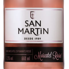 Panizzon San Martin Espumante Moscatel Rosé 660ml C/6