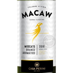 Vinho Casa Perini Macaw Moscato Branco Demi-Sec 750ml 