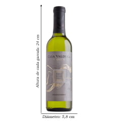 Casa Valduga Leopoldina Chardonnay Vinho Branco Seco 375ml