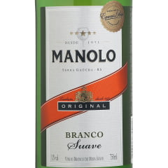 Vinho Peterlongo Manolo Branco Suave 750ml C/6
