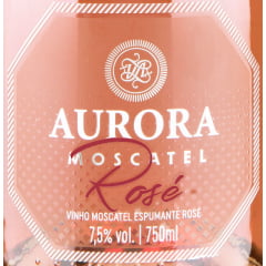 Espumante Aurora Moscatel Rosé 750ml C/6