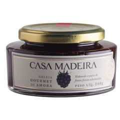 Geleia Gourmet Casa Madeira Amora c/pedaços 240g 