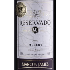 Aurora Marcus James Merlot Kit Vinho Tinto Meio Seco 750ml C/Taça
