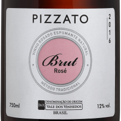 Espumante Pizzato Brut Tradicional Rosé 750ml C/6