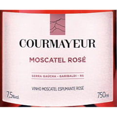 Espumante Courmayeur Moscatel Rosé 750ml C/6