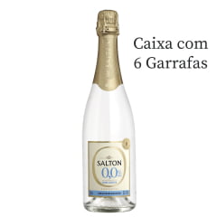 Espumante Salton Zero Álcool Baixa Caloria Branco 750ml C/6 Espumante Salton Zero Álcool Baixa Caloria Branco 750ml C/6