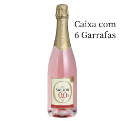 Espumante Salton Zero Álcool Rosé 750ml C/6 Espumante Salton Zero Álcool Rosé 750ml C/6