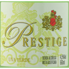 Bebida Mista Aurora Prestige Gaseificada Uva Verde 660ml C/6