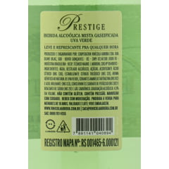 Bebida Mista Aurora Prestige Gaseificada Uva Verde 660ml C/6