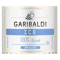 Garibaldi Ice Espumante Zero Álcool Branco 750ml