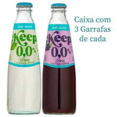 Keep Cooler Aurora Uva Branca e Uva Tinta Zero Álcool 275ml C/3 de cada