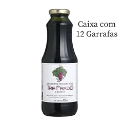 Suco de Uva Valmarino Tre Fradéi Tinto Integral 100% Bordô 500ml C/12