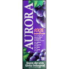 Aurora Suco De Uva Tinto Integral 1Lt  C/6