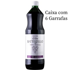 Suco de Uva Battistello Tinto Integral 1Lt C/6
