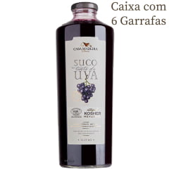 Suco de Uva Casa Madeira Kosher Tinto Integral 1Lt C/6