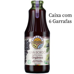 Suco De Uva Organovita Orgânico Tinto Integral  1Lt C/6