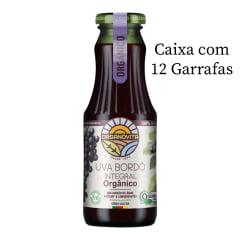 Suco De Uva Organovita Orgânico Tinto Integral 300ml C/12