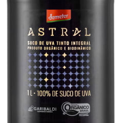 Garibaldi Astral Orgânico/Biodinâmico Suco de Uva Tinto Integral 1Lt C/6