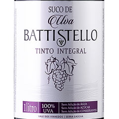 Suco de Uva Battistello Tinto Integral 1 Litro C/6