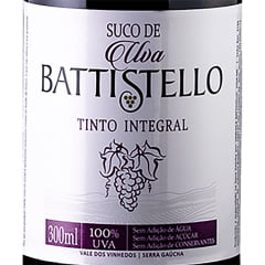 Suco de Uva Battistello Tinto Integral 300ml C/12 