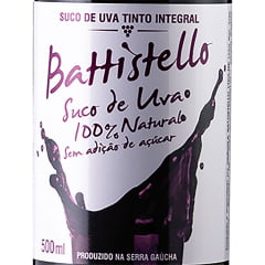 Suco de Uva Battistello Tinto Integral 500ml C/12