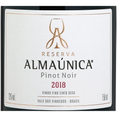 Vinho Almaúnica Reserva Pinot Noir Tinto Seco 750ml