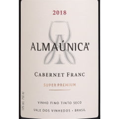 Almaúnica Super Premium Cabernet Franc Vinho Tinto Seco 750ml 
