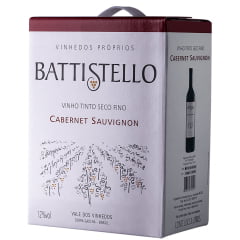 Vinho Battistello Cabernet Sauvignon Tinto Seco Bag In Box 3Lts