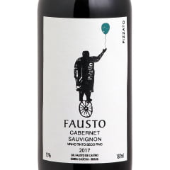 Vinho Pizzato Fausto Cabernet Sauvignon Tinto Seco 187ml C/6