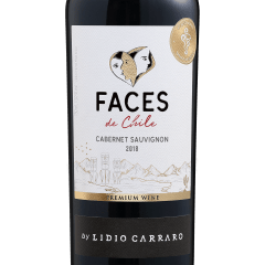Vinho Lidio Carraro Faces de Chile Cabernet Sauvignon Tinto Seco 750ml  