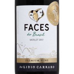 Lidio Carraro Faces do Brasil Merlot Vinho Tinto Seco 187,5ml